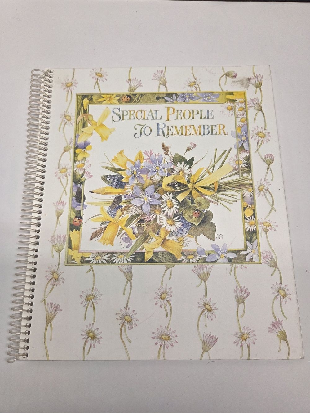 Vtg Hallmark Special People To Remember Date Tracking Book With Pockets New